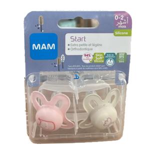 MAM Start Sucette 0-2 mois Silicone – Ultra légère